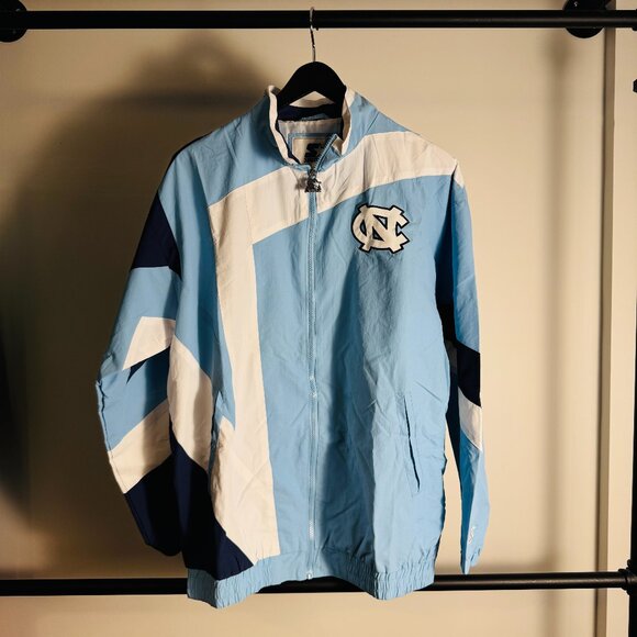 Men's Starter University of North Carolina Windbreaker Jacket size L 3XL - Picture 1 of 2
